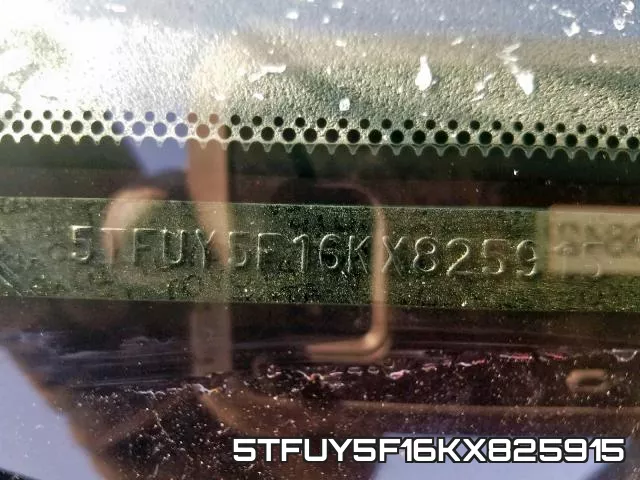 5TFUY5F16KX825915 фото 2