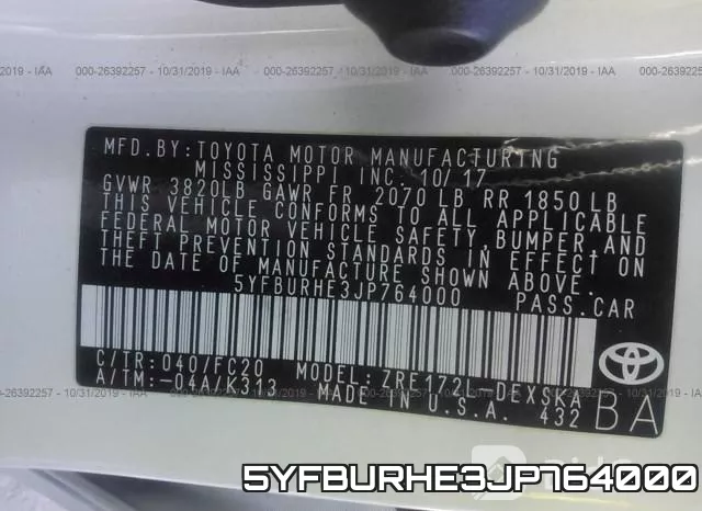 5YFBURHE3JP764000 фото 9