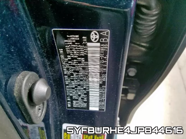 5YFBURHE4JP844616 фото 2