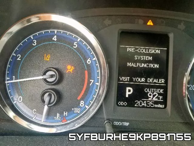 5YFBURHE9KP891755 фото 8