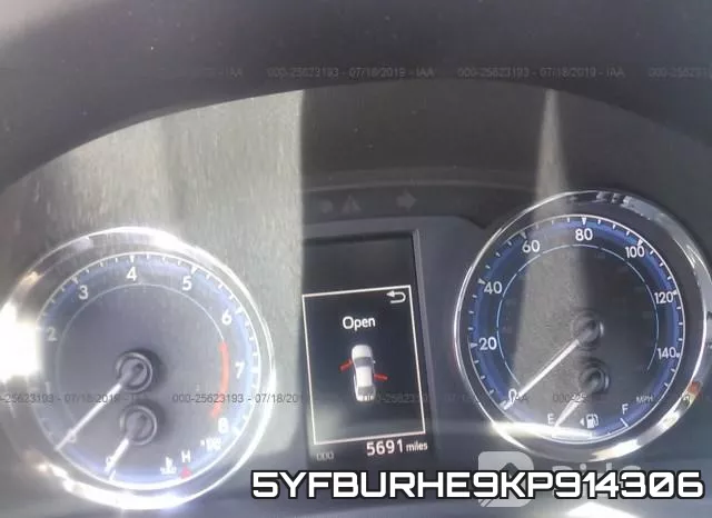 5YFBURHE9KP914306 фото 8