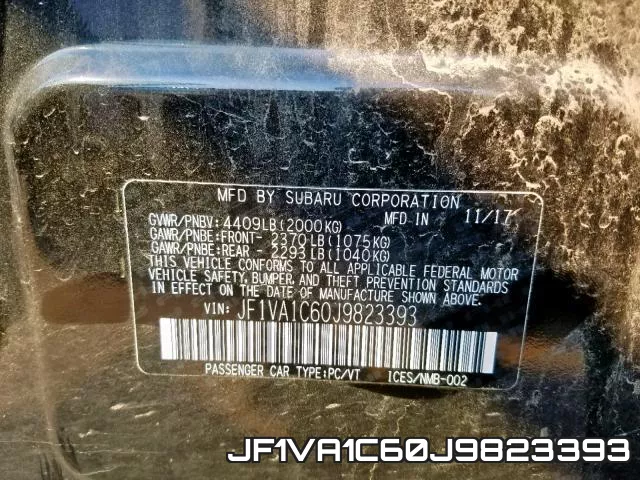 JF1VA1C60J9823393 фото 2