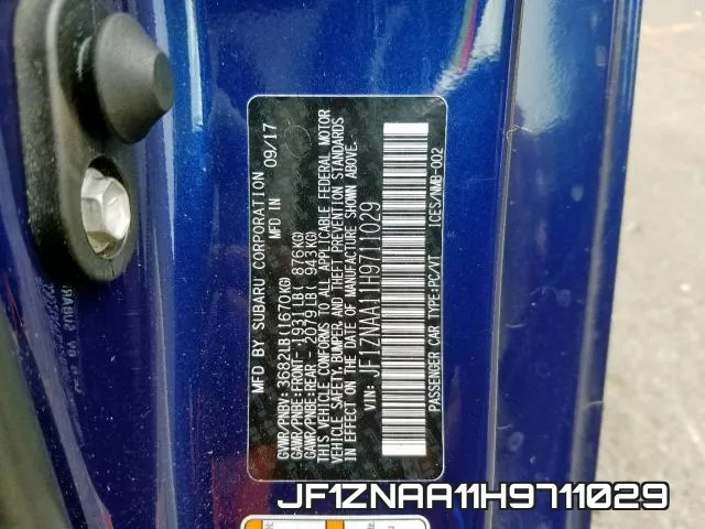 JF1ZNAA11H9711029 фото 2