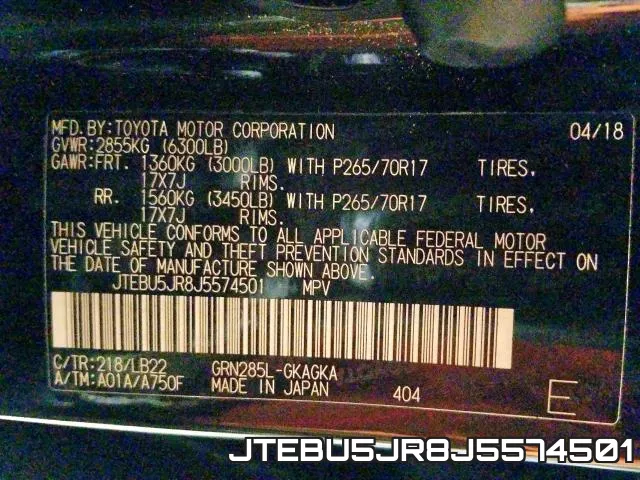 JTEBU5JR8J5574501 фото 2