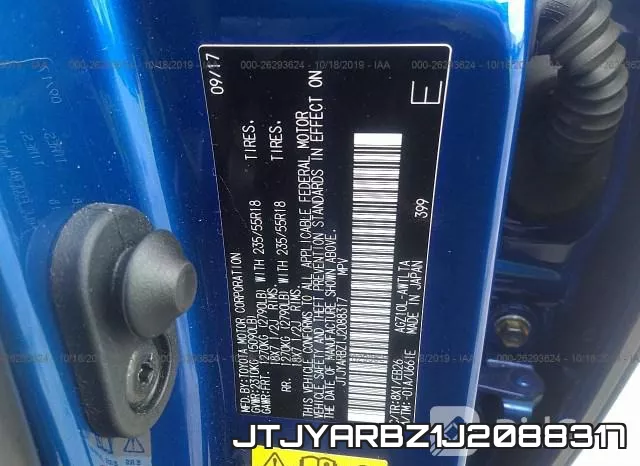 JTJYARBZ1J2088317 фото 9