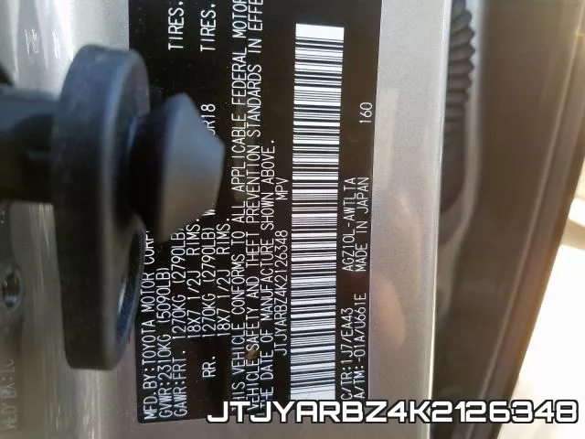 JTJYARBZ4K2126348 фото 2