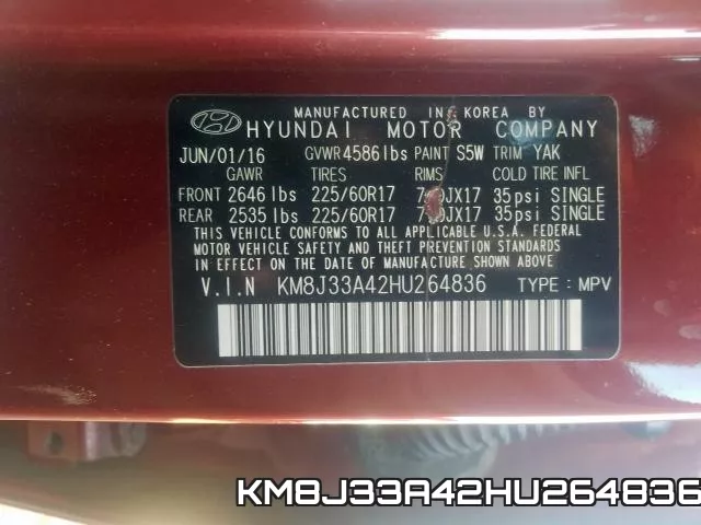 KM8J33A42HU264836 фото 2