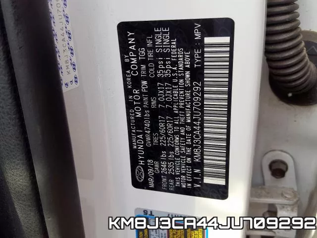 KM8J3CA44JU709292 фото 2