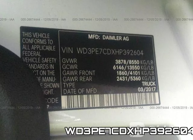 WD3PE7CDXHP392604 фото 10