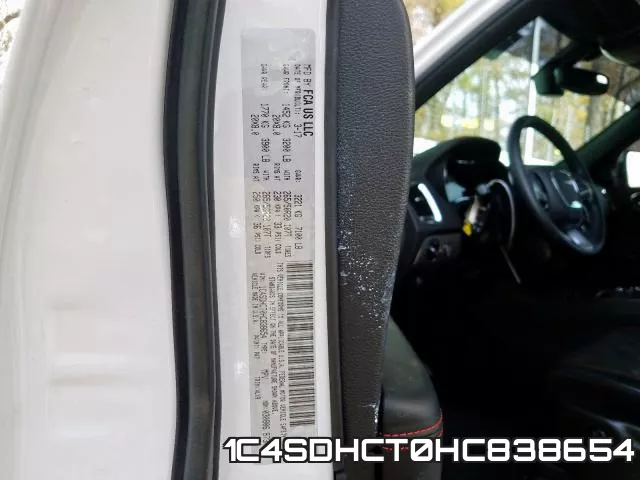 1C4SDHCT0HC838654 фото 2