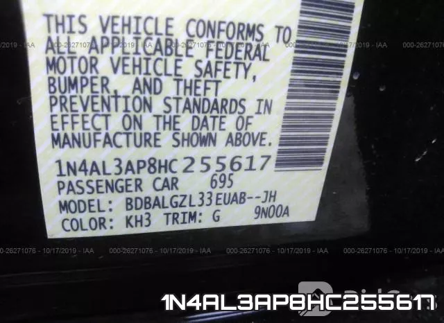 1N4AL3AP8HC255617 фото 9