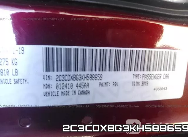 2C3CDXBG3KH588659 фото 10