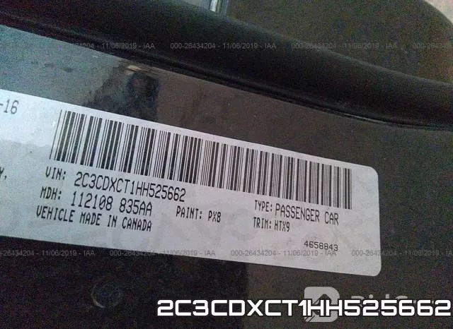 2C3CDXCT1HH525662 фото 9