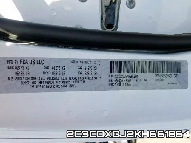 2C3CDXGJ2KH661864 фото 2