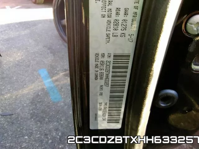2C3CDZBTXHH633257 фото 2