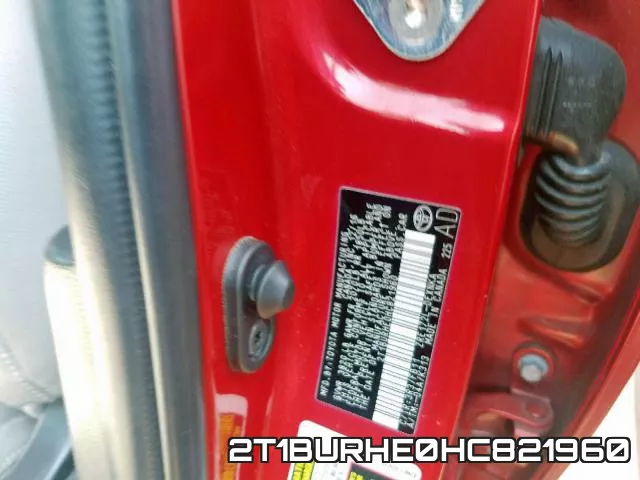 2T1BURHE0HC821960 фото 2