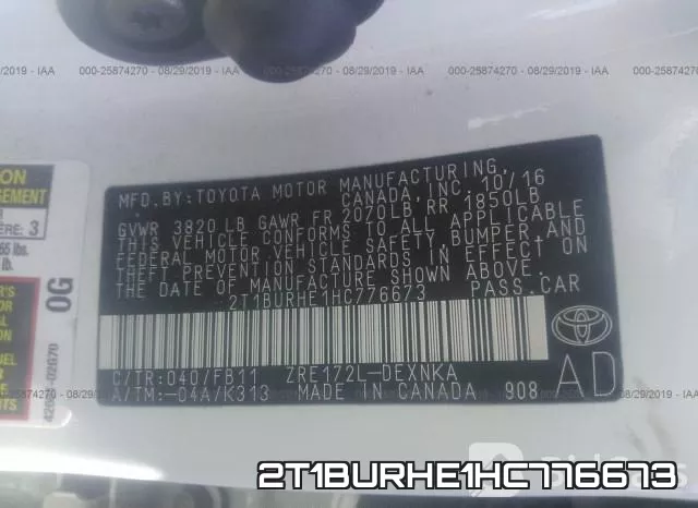 2T1BURHE1HC776673 фото 7