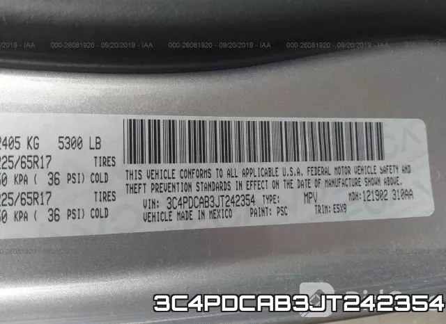 3C4PDCAB3JT242354 фото 9