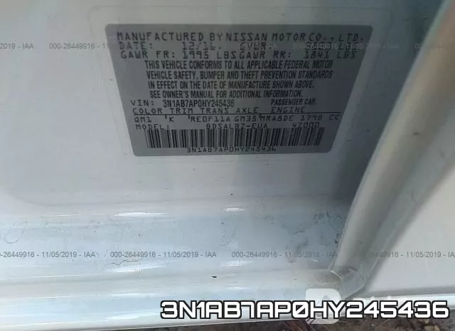 3N1AB7AP0HY245436 фото 9