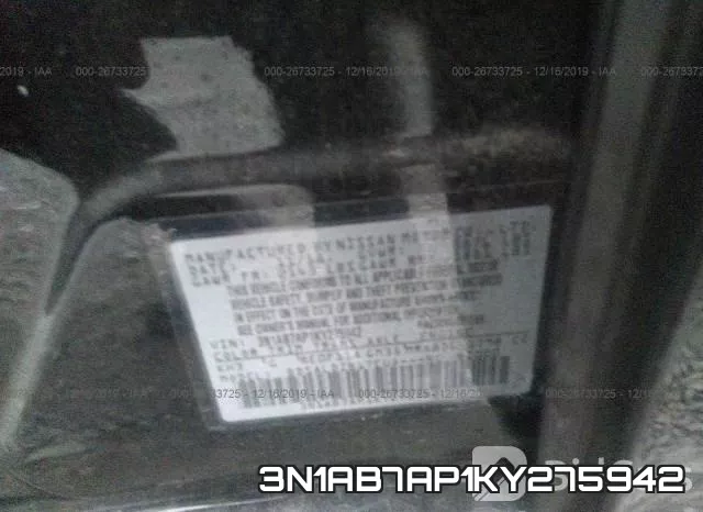 3N1AB7AP1KY275942 фото 9