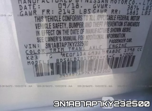 3N1AB7AP7KY232500 фото 8