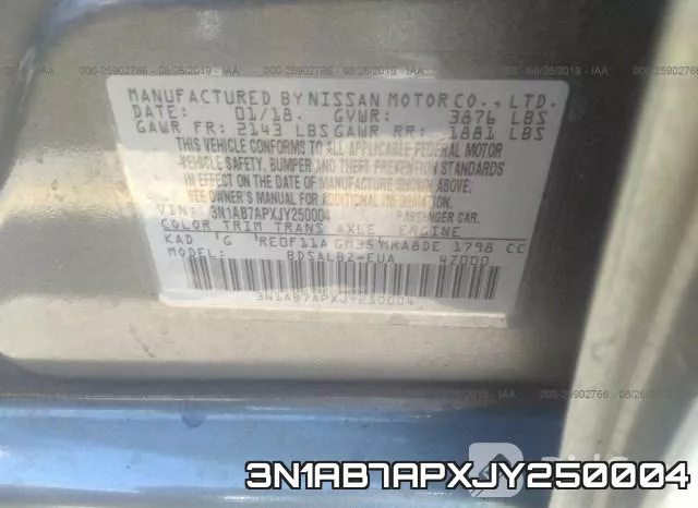 3N1AB7APXJY250004 фото 9