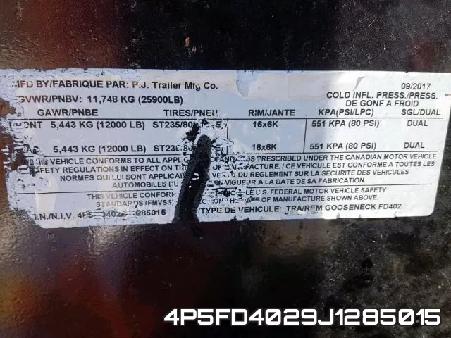 4P5FD4029J1285015 фото 2