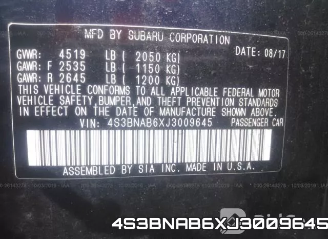 4S3BNAB6XJ3009645 фото 9