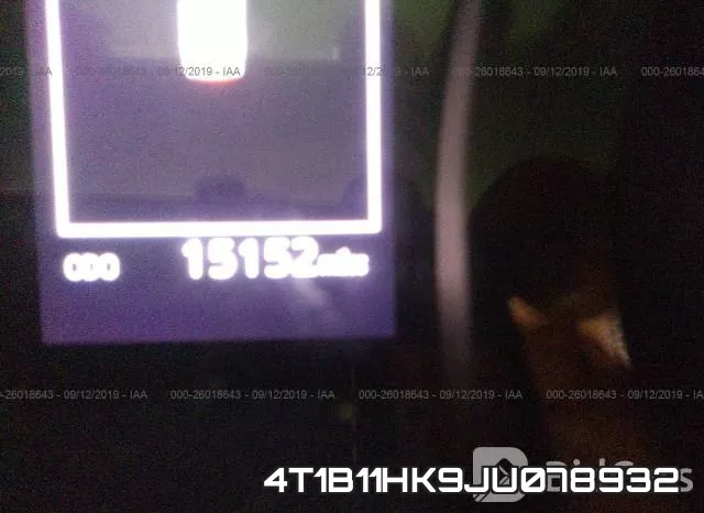 4T1B11HK9JU078932 фото 8