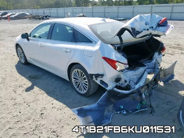 4T1B21FB6KU011531 фото 4