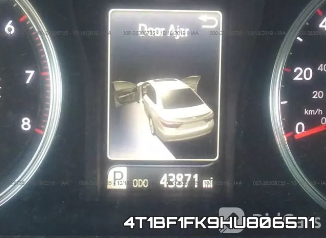 4T1BF1FK9HU806571 фото 7