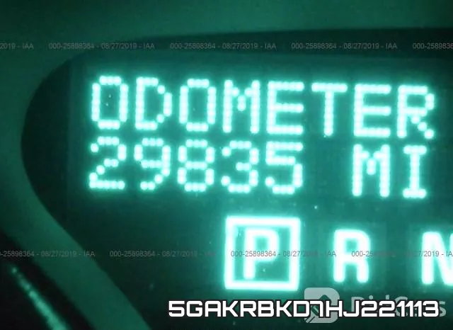 5GAKRBKD7HJ221113 фото 8