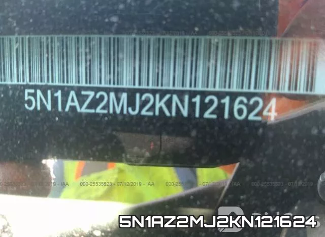 5N1AZ2MJ2KN121624 фото 9