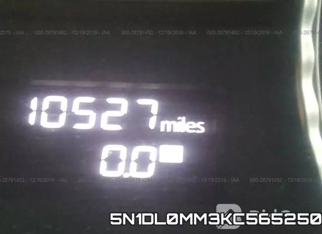 5N1DL0MM3KC565250 фото 8