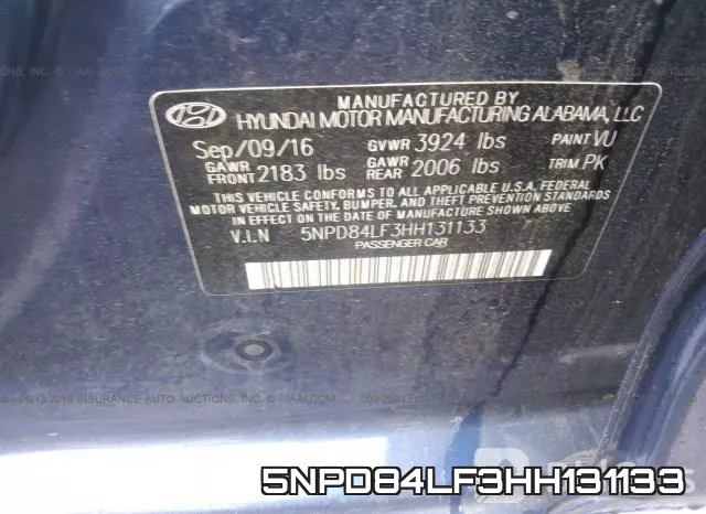 5NPD84LF3HH131133 фото 9