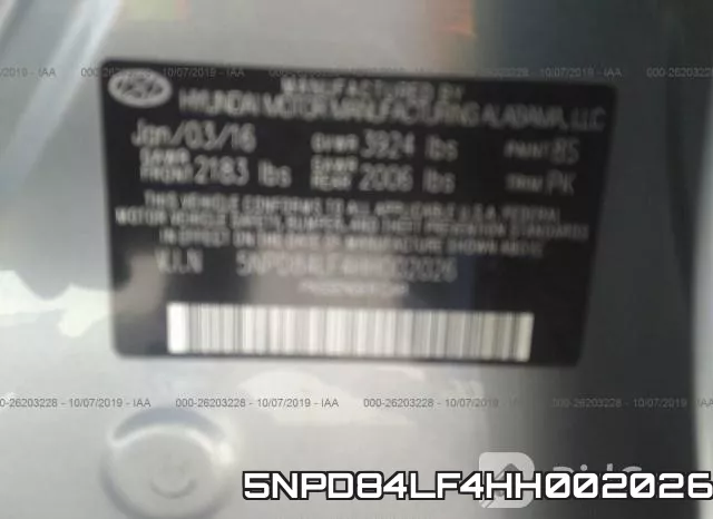 5NPD84LF4HH002026 фото 9