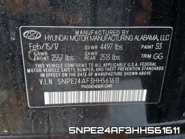 5NPE24AF3HH561611 фото 2