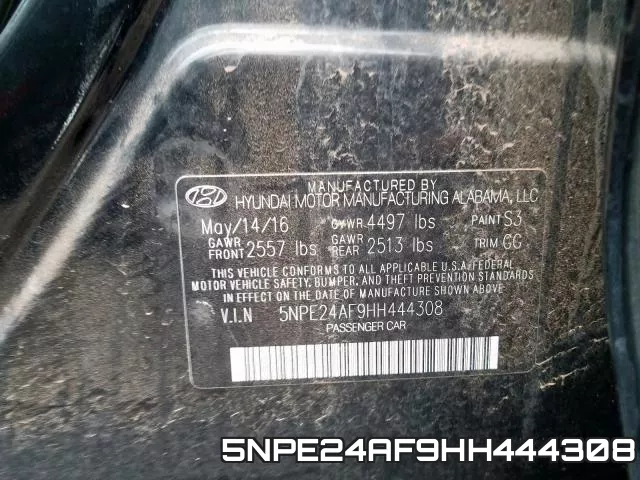 5NPE24AF9HH444308 фото 2