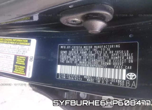 5YFBURHE6HP608477 фото 6
