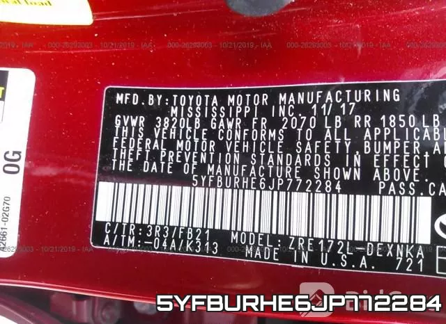 5YFBURHE6JP772284 фото 10