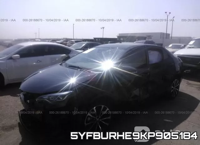 5YFBURHE9KP905184 фото 2