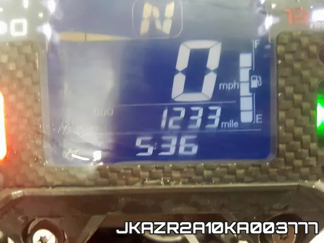 JKAZR2A10KA003777 фото 8