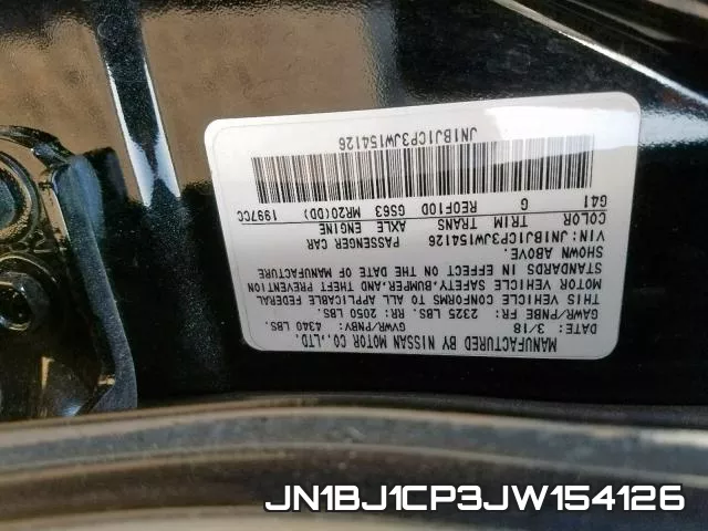 JN1BJ1CP3JW154126 фото 2