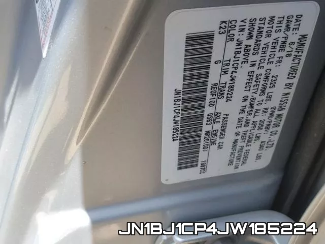 JN1BJ1CP4JW185224 фото 2
