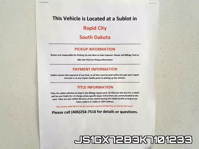 JS1GX72B3K7101233 фото 10