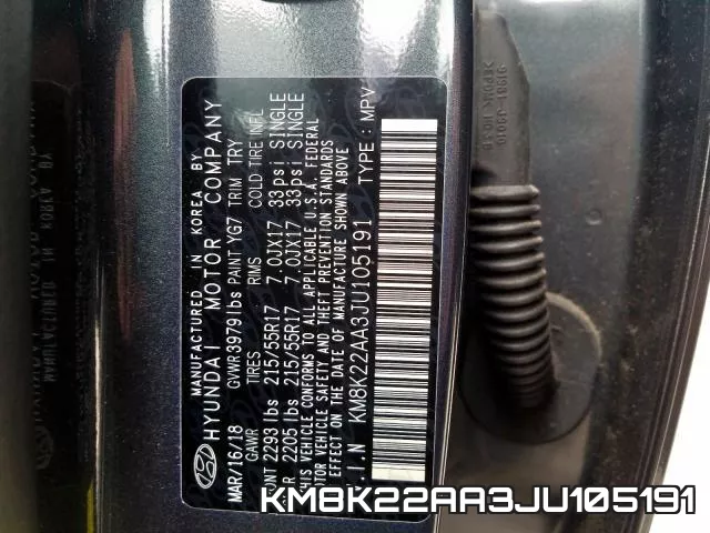 KM8K22AA3JU105191 фото 2