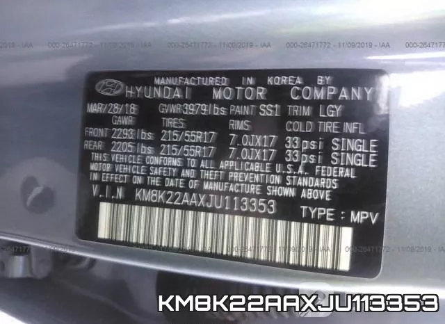 KM8K22AAXJU113353 фото 10