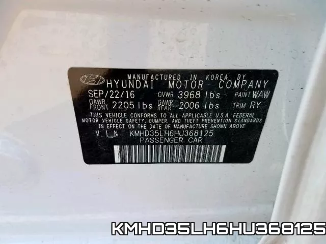 KMHD35LH6HU368125 фото 2