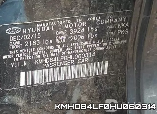 KMHD84LF0HU060314 фото 9