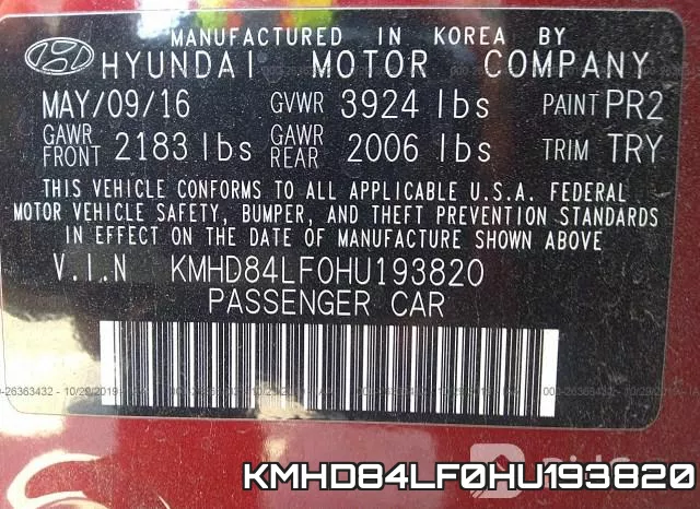 KMHD84LF0HU193820 фото 8